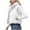 White, variant on Kukoosong Women's Puffer Vest, Women Lightweight Stand Collar Sleeveless Jackets, Cropped Warm Padded Gilet Coat with Pockets Outerwear