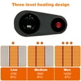 thumbnail image 3 of GOLDDOMUS Portable Outdoor 14250 BTU Metallic Propane Patio Heater, 3 of 8