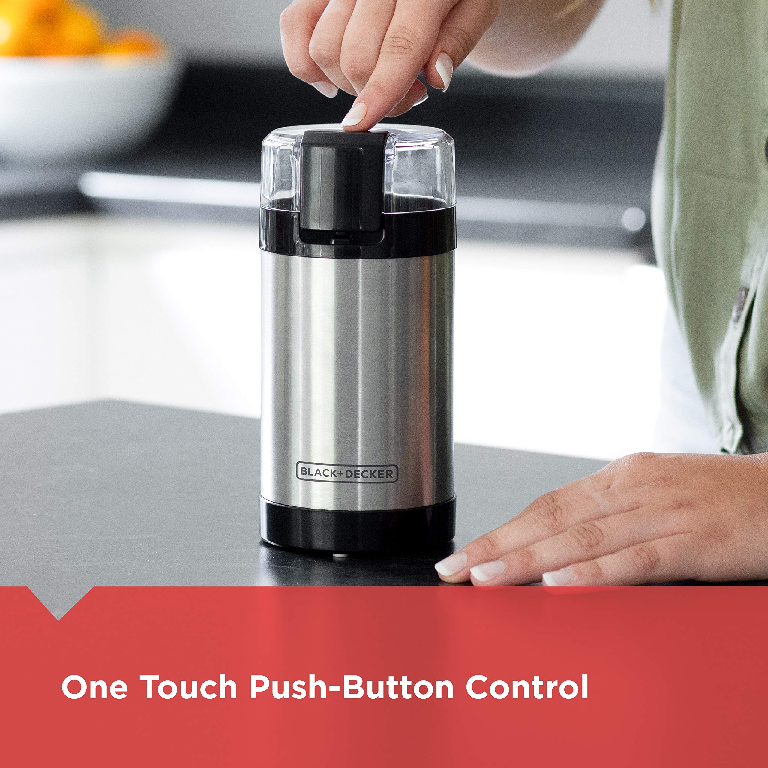 BLACK+DECKER Stainless Steel Coffee Grinder photo 8