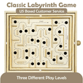 thumbnail image 2 of Sterling Games Wooden Labyrinth with 3 Swappable Boards Wooden Tilt Puzzle for Kids, 2 of 12