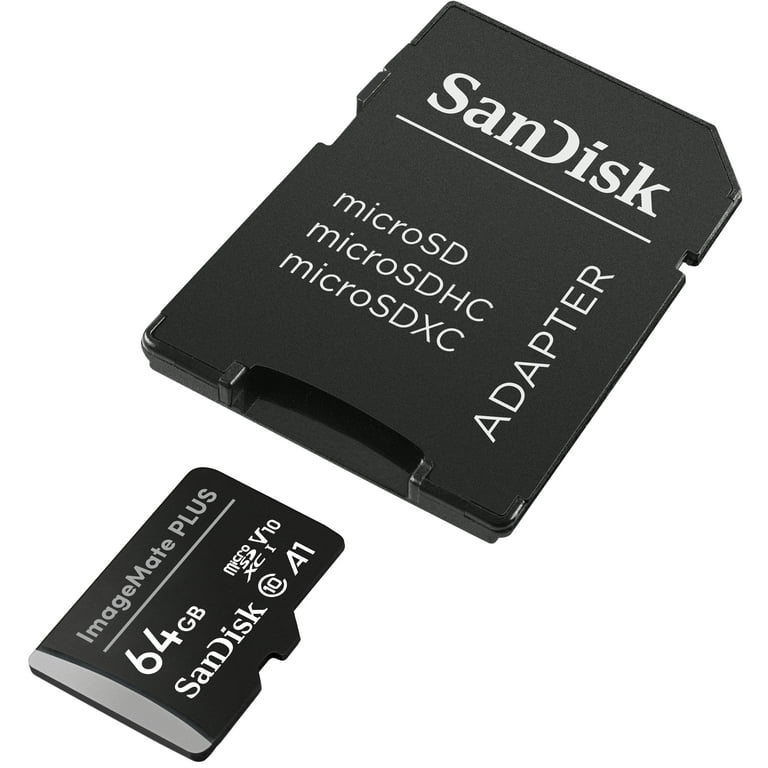 SanDisk 64GB ImageMate Plus microSDXC UHS Memory Card Up to