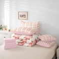 thumbnail image 5 of Manfei Kids Cartoon Axolotl Twin Bedding Sets 7-Piece, Kawaii Ocean Animal Bedding Comforter Set, Cute Flower Floral Reversible Sheet Sets, Microfiber Bedroom Decor, 5 of 7
