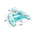 thumbnail image 3 of PENGXIANG Chaise Gonflable de Siège de Piscine en PVC avec Design Porte-Gobelet de Gonfleur (Bleu), 3 of 6