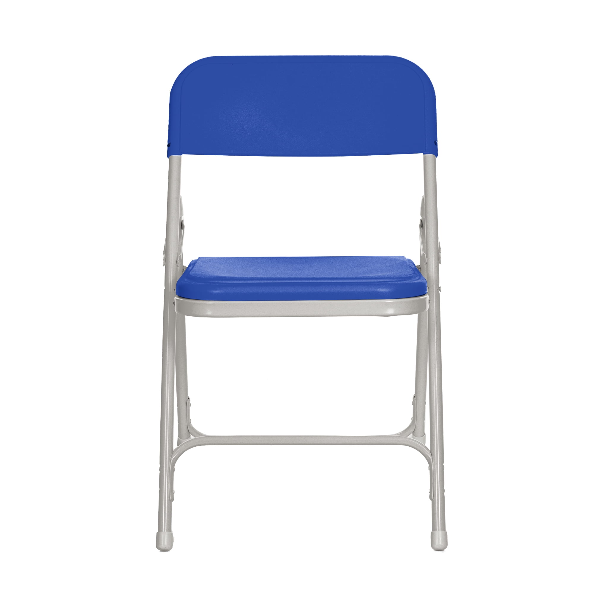 Hampden Furnishings Lucille Collection Ultra Light Folding Chair, Blue, Pack of 4