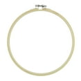 thumbnail image 2 of Tnarru 5-6pack Natural Bamboo Embroidery Hoops Cross Stitch Circle Frame DIY Needlework 6 Pcs, 2 of 8