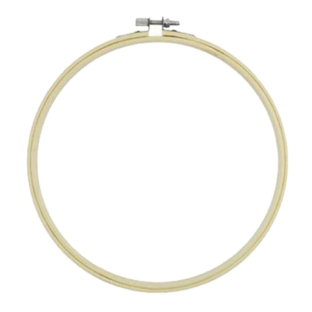 veasfak Bamboo Embroidery Hoop Sewing Cross Stitch Frame for DIY Needlework 15cm 6inch