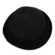 thumbnail image 3 of Sombrero de paja con ala ancha enrollable y lazo para mujer y niña, estilo bombín para playa, para verano (negro), 3 of 7
