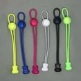 thumbnail image 3 of 1 Paire de Lacets Ronds Élastiques de 3,28 Pieds avec Verrou et Clip pour Cordon, 3 of 4