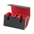 thumbnail image 4 of Esquirla Card Deck Box Container Card Holder for TCG Baseball Card 100+ Sleeved Cards Red, 4 of 8