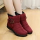 thumbnail image 1 of Zapatos de mujer invierno cálido viejo Beijing algodón moda Slip-on Casual Color sólido impermeable nieve botines felpa tacones bajos Wmkox8yii shkj632, 1 of 4