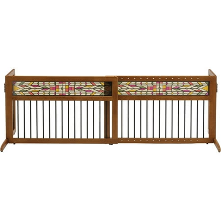 Richell Freestanding Pet Gate, Mission Aztec