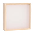 thumbnail image 4 of simhoa Wooden Shadow Box Frame with Light Deep Showcase for Photos Keepsakes Awards 20.5cmx6cmx20.5cm, 4 of 8