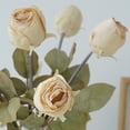 thumbnail image 2 of Fake Rose 1Pc Photo Props Fadeless Delicate 5 Colors Simulation Rose, 2 of 4