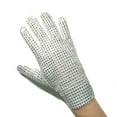 thumbnail image 6 of Handmade Glove Silver Classic Michael's Rhinestone Punk for Men Boys Show, 6 of 7