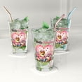 thumbnail image 3 of Hello Valentine’s Day Pomeranian Flower Crown Romantic Pink Floral 16oz Pint Beer Glass Mug Pom Dog Lover Gifts Beer Glasses Cup - 00031, 3 of 5