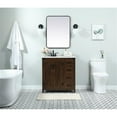 thumbnail image 6 of Elegant Decor Grant 32" Aluminum MDF Single Bathroom Vanity in Expresso, 6 of 8