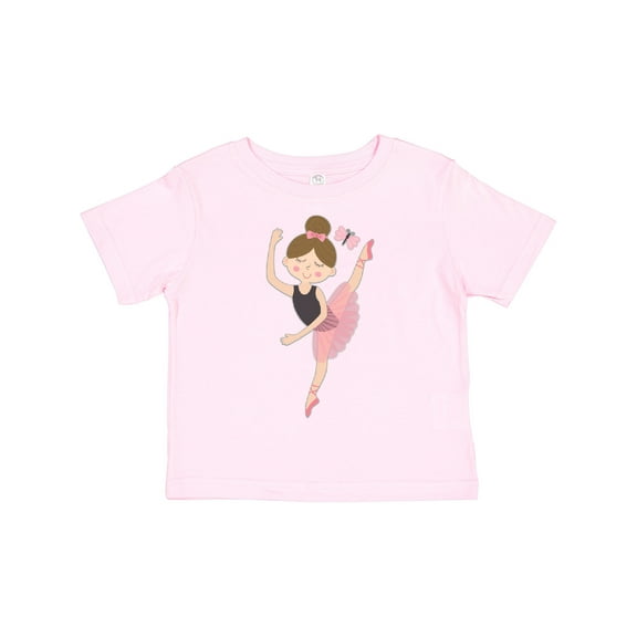 Inktastic Ballet Dancer for Little Girls Girls Toddler T-Shirt