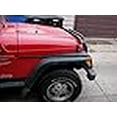 thumbnail image 3 of Fits Jeep TJ Black Coated Diamond Plate Full Top Fender Cover with Bend, 3 of 4