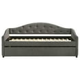 thumbnail image 4 of Sadie Upholstered Twin Daybed with Trundle Grey, 4 of 9