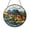 Acrylic 3.5 Inch, variant on Scenic Lake Village Stained Glass Style Window Suncatcher1701