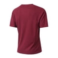 thumbnail image 4 of Tops para hombre, blusas y camisas de manga corta con cuello redondo para hombre, blusas versátiles de moda para hombre, de color liso, con bolsillos, de manga corta y cuello redondo, abrigo de poliés, 4 of 7