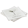 thumbnail image 1 of Bouclair Green Set of 20 Paper Napkins, 1 of 2