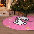 thumbnail image 6 of Lsque Sanrio Print Christmas Tree Skirt, Tree Skirt with Ties or Velcro, Perfect for Holiday Decorations, Halloween, and New Year-48", 6 of 7