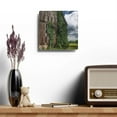 thumbnail image 4 of U R There Photography North Branch Ivy Grey II Rustic Farmhouse Acrylic Analog Wall Clock, 4 of 6