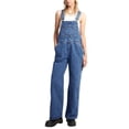 thumbnail image 2 of Casual Women's Vintage Denim Overalls with Stretch Fabric and Adjustable Straps, 2 of 6