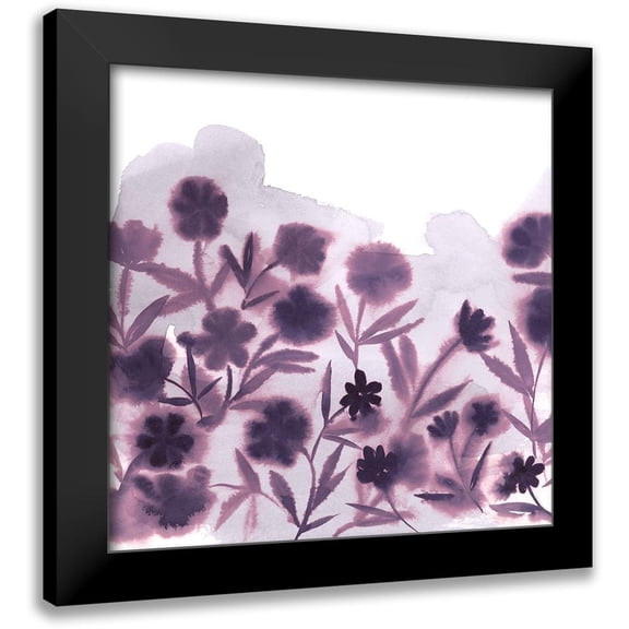 Popp, Grace 12x12 Black Modern Framed Museum Art Print Titled - Ultra Violets I