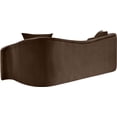 thumbnail image 6 of Meridian Furniture Destin Brown Velvet Sofa, 6 of 21