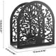 thumbnail image 4 of Servilletero, caja de almacenamiento de metal con diseño de árbol y pájaro, soporte de almacenamiento de papel de mesa de acero inoxidable con tapete antideslizante para encimera, cocina, mesa de com, 4 of 5