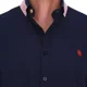 thumbnail image 2 of Camisa Para Caballero Manga Larga Moda Liso Porto Blanco, 2 of 8
