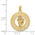 thumbnail image 3 of 14K PAWLEYS ISLAND Conch Shell Charm K7486, 3 of 4