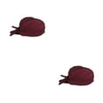 thumbnail image 3 of Qarigey Gorros de Chef para hombre y mujer con correa ajustable para cocinar, barbacoa, cocina, trabajo, Catering, hogar, cocina, restaurante, vino tinto Type2 NO2 Qarigey CBP234555, 3 of 6