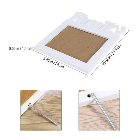 

Wooden Table Decoration Double Wall FAMILY Frame (white)