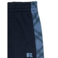 thumbnail image 2 of Russell Athletic Boys Fleece Jogger Pants with Plaid Insert, Sizes 8-16, 2 of 3