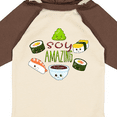 thumbnail image 4 of Inktastic Soy Amazing Cute Sushi and Wasabi Boys or Girls Long Sleeve Baby Bodysuit, 4 of 5