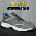 thumbnail image 2 of Hawkwell Men's Big Size Plus Size Casual Lightweight Walking Sneakers Sports Shoes US Size 13 14 15 16 17 18 19,Grey,US 17, 2 of 6