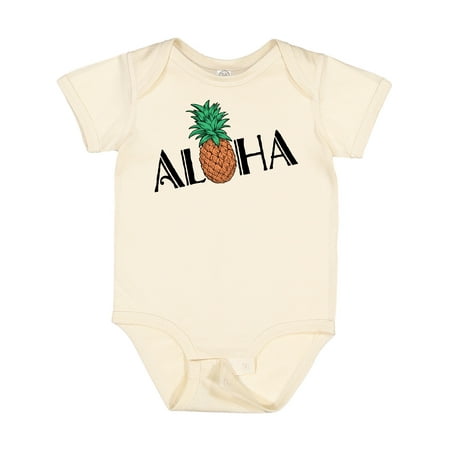 

Inktastic Aloha- with Pineapple Gift Baby Boy or Baby Girl Bodysuit