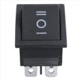 thumbnail image 5 of 20 Pzs 6 DPDT Negro Interruptor Basculante de On/Off/On de Boton AC 250V/15A 125V/20A, 5 of 5