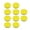 Yellow, variant on 10Pcs Billiard Pool Cue Tips Clear Acrylic Replacement Tip Pools Tips for Snookers Pool