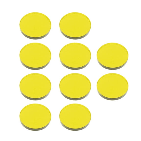 10Pcs Clear Billiard Cue Pools Tips Snookers Cue Replacement Tips for Pool Cues