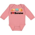 thumbnail image 3 of Inktastic I Heart Hermit Crabs Boys or Girls Long Sleeve Baby Bodysuit, 3 of 5