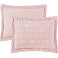 thumbnail image 6 of Walensee Queen Seersucker Comforter Set, 3 Pieces Bed Comforters, 90"x90", Pink, 6 of 6