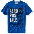 thumbnail image 1 of Aeropostale playera con gráfico bordado Seaside para hombre, azul, mediano, 1 of 1