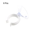 thumbnail image 3 of Clip de ventosas para acuario Uxcell, soportes para tubos de aire, transparentes, 6 piezas, 3 of 5