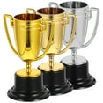 thumbnail image 2 of WRISTBIQUE Plastic Attendance Trophy Award Set of 3 - School and Office Recognition Prizes for Students and Employees, 2 of 10