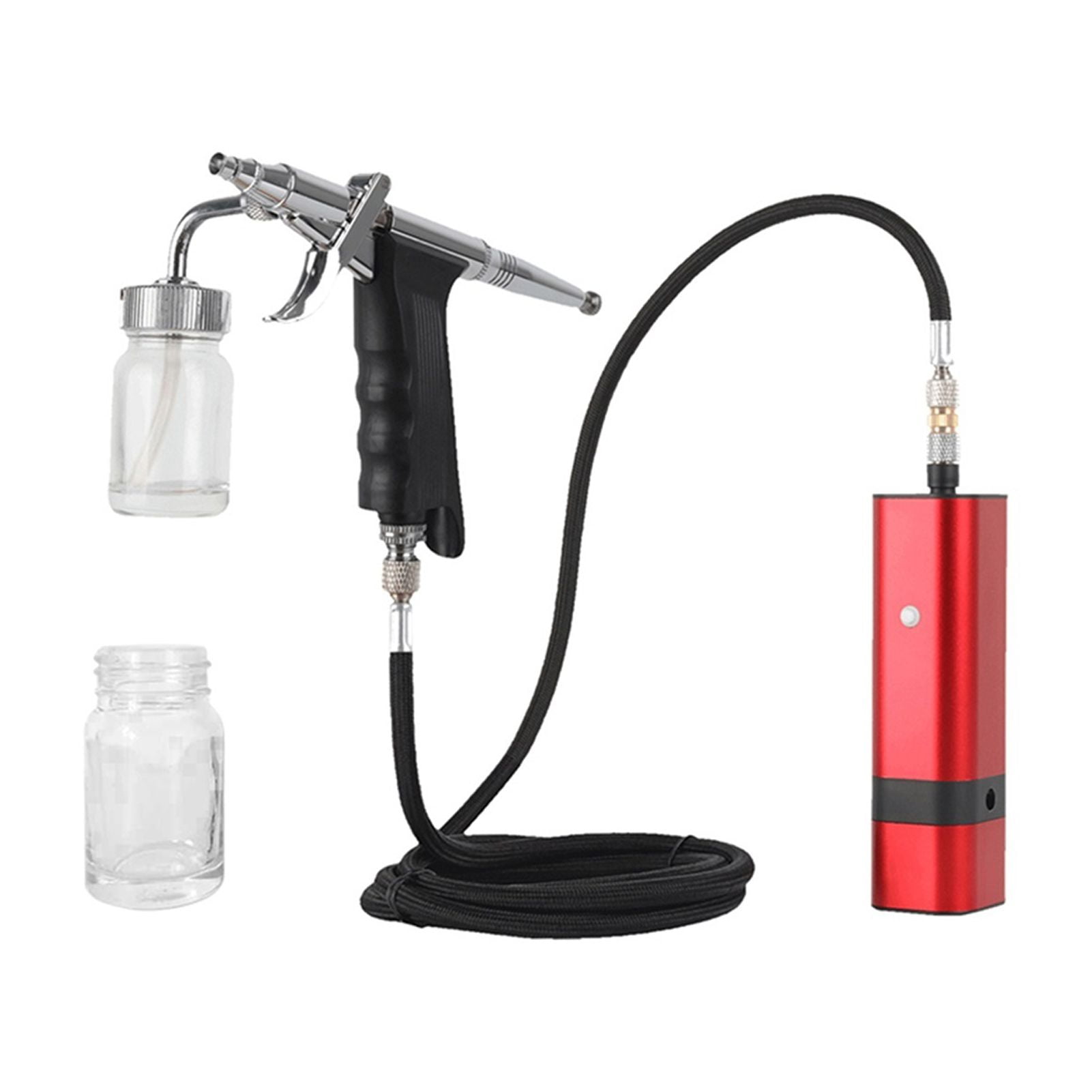 Portable Gravity Feed Art Painting Cake Makeup Beautiful Spray Model Airbrush Pen Kit Pump Set ,Versatile applications