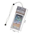 thumbnail image 6 of Opolski Waterproof Phone Bag Transparent Waterproof Good Sealing Airbags Swimming Rafting Mobile Phone Bag Water Sports Sky Blue, 6 of 8